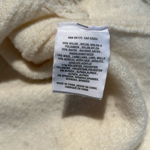 Anthro Akemi&Kim Cream Ladies Cowl Neck Sweater size Large - Picture 4 of 10